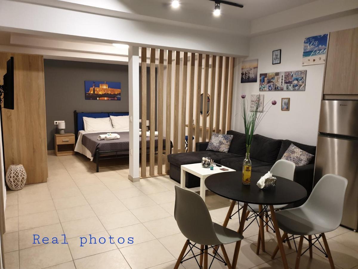 Апартаменти Blue - Comfy Center Rodos Асгуру Екстер'єр фото